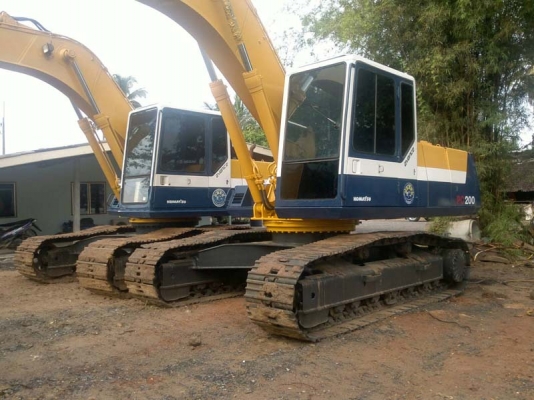 Komatsu PC200-5 ไฟฟ้าครบ,ช่วงล่างเต็ม,เอกสาร Inv