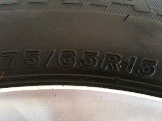 ขายล้อแม๊กพร้อมยาง 4 รู100 ดอกยังดี 175/65/15