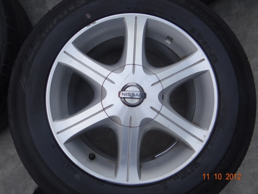 ขายล้อแม๊กซ์พร้อมยาง นำเข้าจากญี่ปุ่น NISSAN CIMA VK45 V8 225/60R16 16X7.5J ขายล้อแม๊กซ์พร้อมยาง นำเข้าจากญี่ปุ่น NISSAN CIMA VK45 V8 225/60R16 16X7.5J