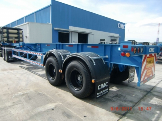 ขายหางใหม่ CIMC ก้างปลา 2 เพลา 40 ฟูต 5 คันรับรถทันที ขายหางใหม่ CIMC ก้างปลา 2 เพลา 40 ฟูต 5 คันรับรถทันที