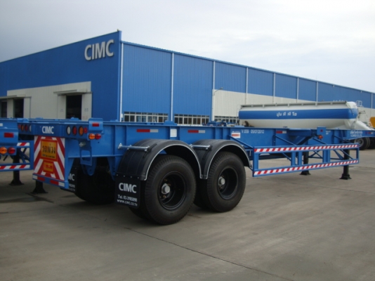 ขายหางใหม่ CIMC ก้างปลา 2 เพลา 40 ฟูต 5 คันรับรถทันที