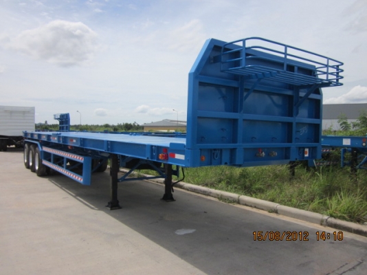 ขายหางใหม่ CIMC พื้นเรียบ 3 เพลา 40 ฟูต 1 คันสุดท้าย รับรถทันที ขายหางใหม่ CIMC พื้นเรียบ 3 เพลา 40 ฟูต 1 คันสุดท้าย รับรถทันที