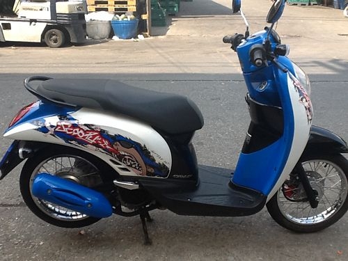 HONDA SCOOPY Iสวยแกะกล่องไร้ที่ติวิ่งน้อยกุญแจแท้2ดอก