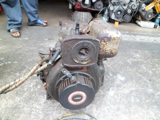 ขายปั๊มลม 2 สูบพร้อมเครื่องดีเซล yanmar