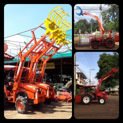 คีบอ้อย คูโบต้า ยันมาร์ รถไถเล็ก ทุกรุ่น ทุกยี่ห้อ เปลี่ยนปากตักได้