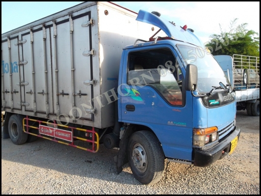 ขายด่วน รถบรรทุก 6 ล้อ ISUZU NQR 150 แรง EURO-2 รถห้างแท้ ปี 46 ตู้ 10 บาน สภาพสวย พร้อมใช้งาน ราคาสุดคุ้ม