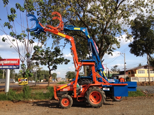 คีบอ้อย คูโบต้า ยันมาร์ รถไถเล็ก ทุกรุ่น ทุกยี่ห้อ เปลี่ยนปากตักได้ สมบูรณ์แทรคเตอร์