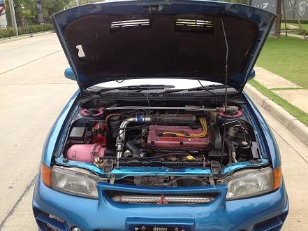 ขาย Mitsubishi Lancer แต่ง Evo 4G63T/MT lpg รถไม่มีชนพาช่างมาดูได้เลย