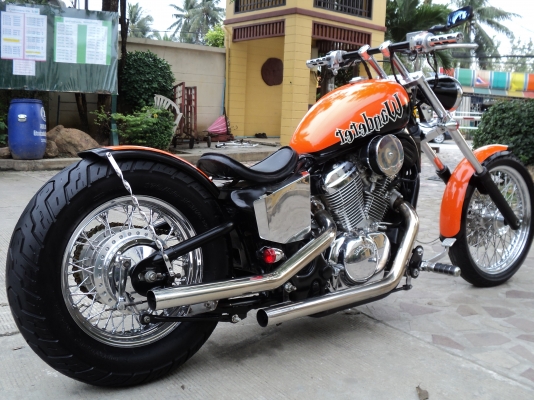 วุฒินนบุรี//ฮฮนด้า สตีส400cc.แต่งแทพๆสวยจัดขับดีเก๋าเครื่องดีแน่นๆมีอินวอยแท้