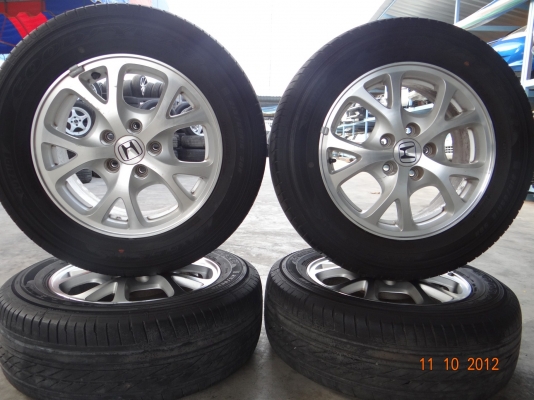 ขายล้อแม็ก HONDA ODYSSEY พร้อมยางนำเข้าจาก JAPAN ขอบคุณมากครับคุณพุฒิพงษ์ กทม..