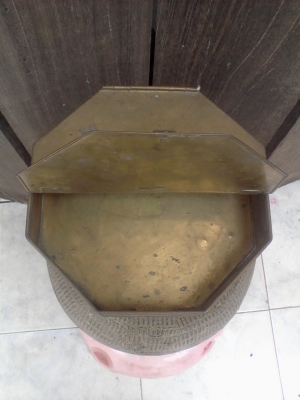 กล่องทองเหลือง รูปทรงแปดเหลี่ยม ใส่เครื่องประดับ