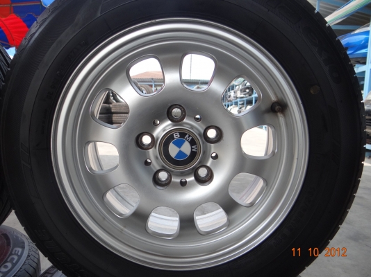ขายแม็กพร้อมยาง แท้ติดมากับหัวรถตัดนำเข้าจาก JAPAN  BMW 318i  รับประกันแท้ญี่ปุ่น