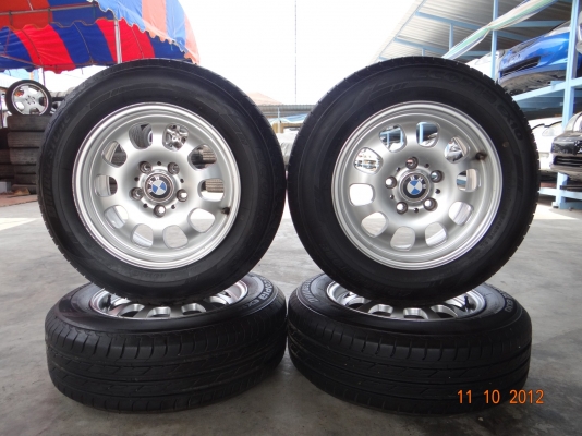 ขายแม็กพร้อมยาง แท้ติดมากับหัวรถตัดนำเข้าจาก JAPAN  BMW 318i  รับประกันแท้ญี่ปุ่น