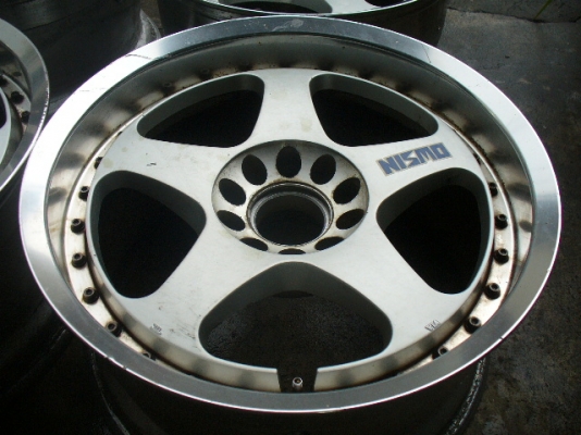 ล้อ NISMO GT2 17" X 9 ออฟ 23 SPACE GTR 5/114 ล้อเดิม สีเดิม ฝาหาย 1 อัน ราคา  29500