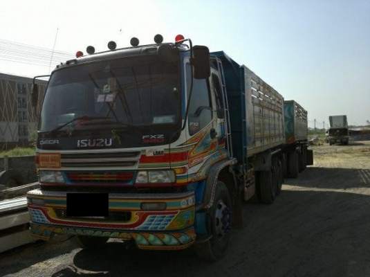ขาย ISUZU DECA 320 max load (พ่วง 22 ล้อ) ดั๊มพ์มิเนียม ลูก 3 คานแท้ ทะเบียนพร้อม