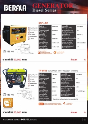 ขายเครื่องปั่นไฟ 5 KW. เชื่อมได้ 4 MM. เครื่องดีเซล ครับ ขายเครื่องปั่นไฟ 5 KW. เชื่อมได้ 4 MM. เครื่องดีเซล ครับ