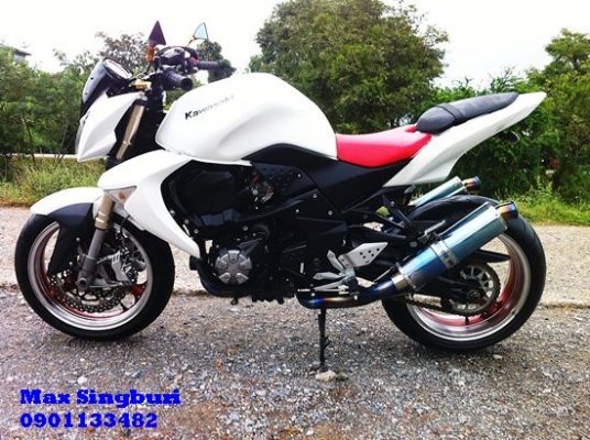 แม็กสิงห์บุรี//kawasaki z1000 ปี2008 แต่งสวย ท่อสูตร FULLSYSTEM อินวอย+สรรพาสมิตร+พรบ