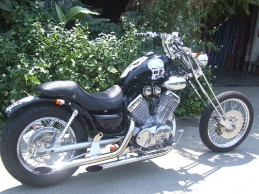 ขาย VIRAGO 400 ประกอบใหม่ เก็บงานแล้ว แต่งนอก โอสคูล สปริงเกอร์