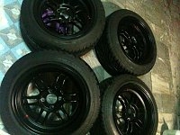 ขายล้อแม๊ก ขอบ15กว้าง8 ออฟ35 พร้อมยาง