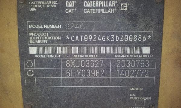 CAT 924G SN: 3DZ00886 สภาพพร้อมใช้งานขายถูกครับ