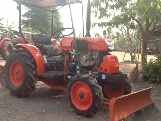 คูโบต้า KRT140 พลัส ใบมีดดันหน้าตราช้าง ผาน 3 ช้าง ทำงาน 391 ชั่วโมง