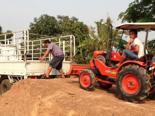 คูโบต้า KRT140 พลัส ใบมีดดันหน้าตราช้าง ผาน 3 ช้าง ทำงาน 391 ชั่วโมง