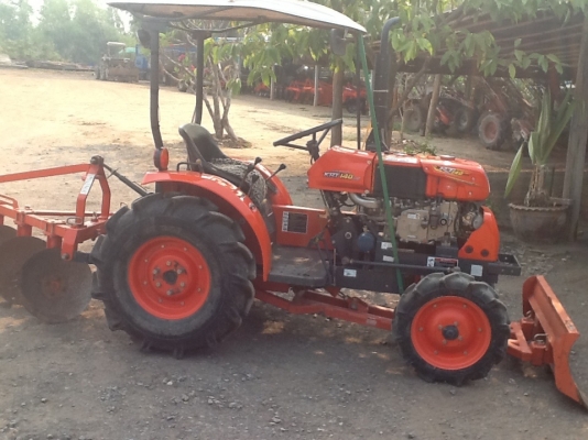 คูโบต้า KRT140 พลัส ใบมีดดันหน้าตราช้าง ผาน 3 ช้าง ทำงาน 391 ชั่วโมง