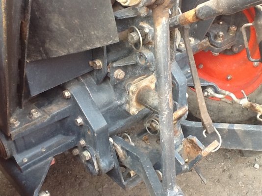 คูโบต้า KRT140 พลัส ใบมีดดันหน้าตราช้าง ผาน 3 ช้าง ทำงาน 391 ชั่วโมง