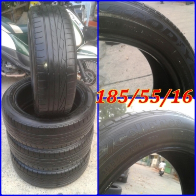 185/55/16"(4เส้น =2,000บ.)Goodyear.(2310)ดอกสวยๆ