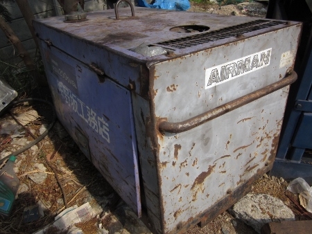 ขายตามสภาพ-เครื่องเชื่อมพร้อมปั่นไฟ AIRMAN : PDW 200 มือสองเก่าญี่ปุ่น ขนาด 6 kva