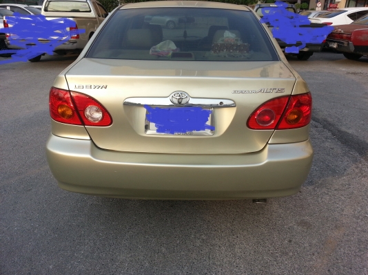ขาย COROLLA ALTIS 1.8E ปี2002 สีบรอนซ์ทอง เครื่อง1800cc ขาย COROLLA ALTIS 1.8E ปี2002 สีบรอนซ์ทอง เครื่อง1800cc
