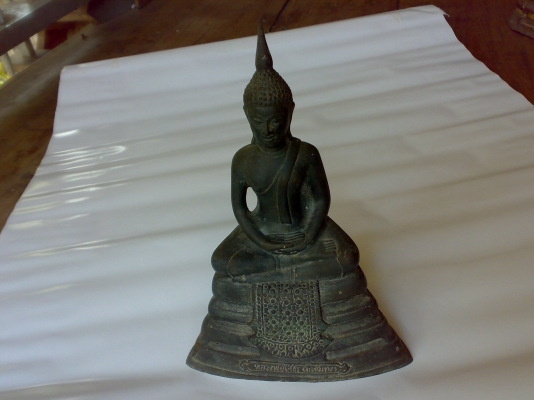 ฝากลง พระบูชา พระพุทธโสธร หน้าตักกว้าง 5 นิ้ว ปี 2497 เนื้อทองลูกบวบ