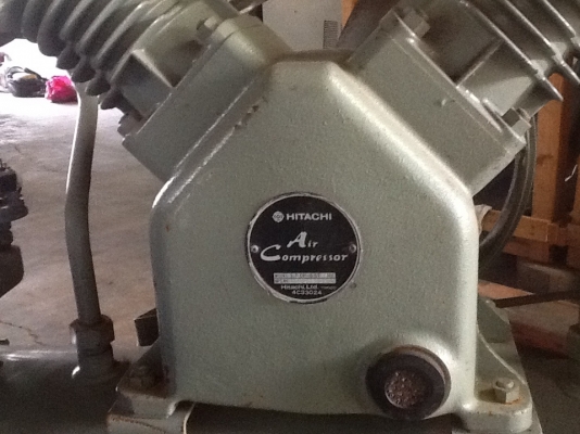 ปั๊มลม oil free 5 Hp hitachi bebicon เก่าญี่ปุ่น ขายตามสภาพ