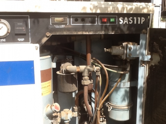 ปั๊มลมสกรูAIRMAN SAS 11 P   เก่าญี่ปุ่น 0833554933