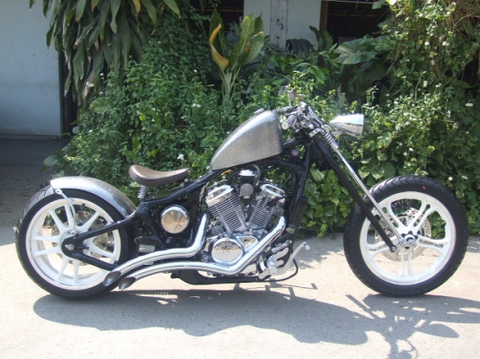 ขาย STEED 400 ประกอบใหม่ custom bike ล้อยาง200 <<สรรพสามิต>>