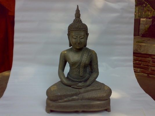 ฝากลง พระบูชา พระพุทธรัตนะ หน้าตักกว้าง 10 นิ้ว  เนื้อชินเงิน