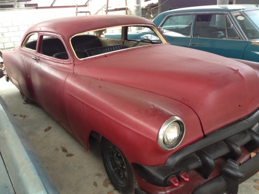 ขายโปรเจ็ค hot rod ยี่ห้อ chevy bel air ปี 1954 หรือแลกรถทุกชนิด