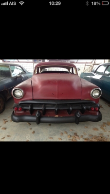 ขายโปรเจ็ค hot rod ยี่ห้อ chevy bel air ปี 1954 หรือแลกรถทุกชนิด