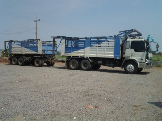 ขายนิสันยูดีรถพ่วงแม่ลูก2เพลาดั้มแม่-ลูกวางหัวเปอเซีย