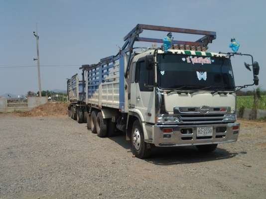 ขายนิสันยูดีรถพ่วงแม่ลูก2เพลาดั้มแม่-ลูกวางหัวเปอเซีย