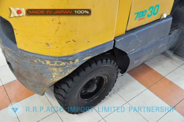 ขายรถโฟล์คลิฟท์มือสอง TCM รุ่น FHD30Z5-34II24 นำเข้าจากประเทศญี่ปุ่น 100\% ไม่เคยใช้งานในไทย