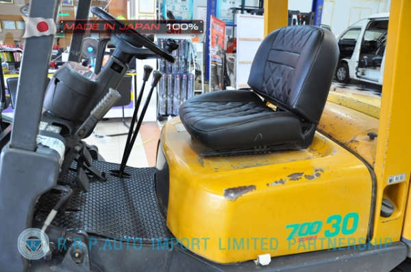 ขายรถโฟล์คลิฟท์มือสอง TCM รุ่น FHD30Z5-34II24 นำเข้าจากประเทศญี่ปุ่น 100\% ไม่เคยใช้งานในไทย