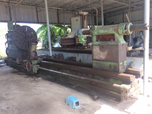 ขายเครื่องกลึงญี่ปุ่นสวิง2เมตรสี่จับ1.2เมตรยันงาน5.40เมตรพร้อมใชราคาเบาๆครับ