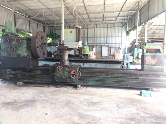 ขายเครื่องกลึงญี่ปุ่นสวิง2เมตรสี่จับ1.2เมตรยันงาน5.40เมตรพร้อมใชราคาเบาๆครับ