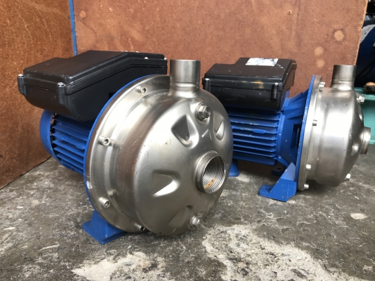 ขายปั้มน้ำหอยโข่งหัวสแตนเลส Ebara 1.2HP. 220V ไฟบ้าน made in Italy สภาพสวยเดิมๆ พร้อมใช้งาน มี 2 ตัวครับ ขายปั้มน้ำหอยโข่งหัวสแตนเลส Ebara 1.2HP. 220V ไฟบ้าน made in Italy สภาพสวยเดิมๆ พร้อมใช้งาน มี 2 ตัวครับ