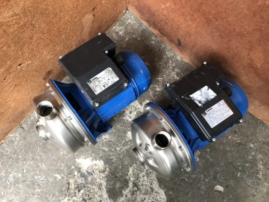 ขายปั้มน้ำหอยโข่งหัวสแตนเลส Ebara 1.2HP. 220V ไฟบ้าน made in Italy สภาพสวยเดิมๆ พร้อมใช้งาน มี 2 ตัวครับ ขายปั้มน้ำหอยโข่งหัวสแตนเลส Ebara 1.2HP. 220V ไฟบ้าน made in Italy สภาพสวยเดิมๆ พร้อมใช้งาน มี 2 ตัวครับ