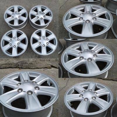 แม็ก Isuzu D-Max V-cross 16/17-6-139.7  สภาพสวยเดิมๆ  สีเดิม ไม่คดไม่ดุ้ง ไม่เคยซ่อม ไม่เคยทำสี