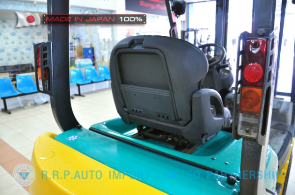 ขายรถโฟล์คลิฟท์มือสอง KOMATSU รุ่น FG15T-20-670009 นำเข้าจากประเทศญี่ปุ่น 100\% ไม่เคยใช้งานในไทย