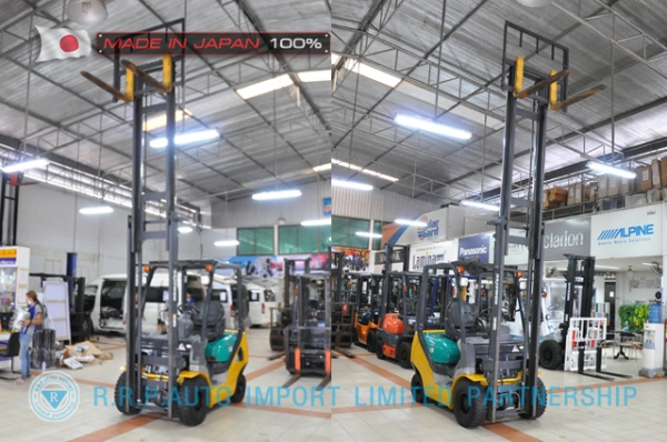 ขายรถโฟล์คลิฟท์มือสอง KOMATSU รุ่น FG15T-20-670009 นำเข้าจากประเทศญี่ปุ่น 100\% ไม่เคยใช้งานในไทย
