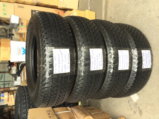 ยาง Bridgestone 265 70 16 ปี15 ดอกเต็ม ไม่มีปะ ใช้ยาว ราคาไม่แพงขอบคุณ